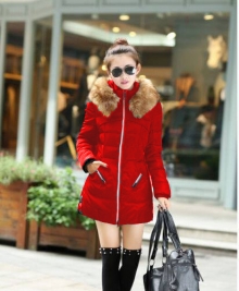 Дамско яке с пух  Есен-Зима 2015