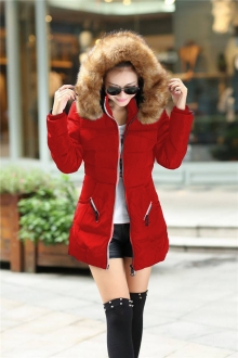 Дамско яке с пух  Есен-Зима 2015