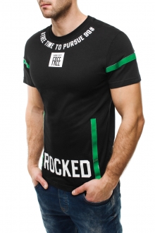 Тениска Rocked - черна