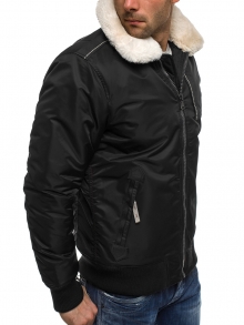 Зимно мъжко яке "Гънар" - черно