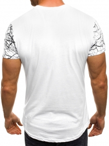 Мъжка тениска "Censored" - бяла