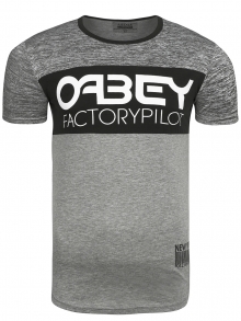 Мъжка тениска "OABEY" - сива