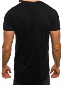 Мъжка тениска Gution&Oarment - черна