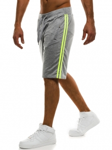 ПРОМО! Мъжки шорти Sport - светло сиви