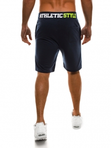 Мъжки шорти Athletic Style - тъмно сини
