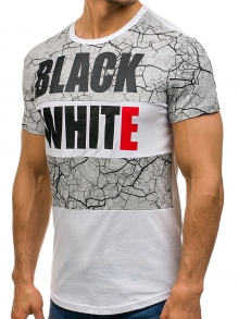 Мъжка тениска ''Норис'' - бяла