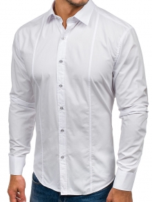 Нов модел мъжка риза Бяла 2021