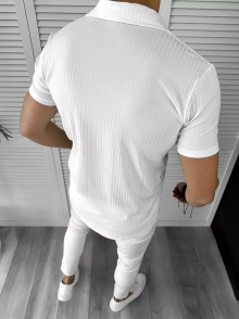 Мъжка риза с къс ръкав Лаурен модел 2024