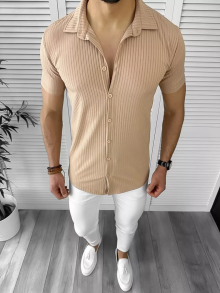 Мъжка риза с къс ръкав Сарис модел 2024