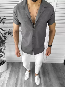 Мъжка риза с къс ръкав Луис модел 2024