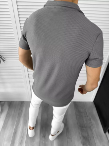 Мъжка риза с къс ръкав Луис модел 2024