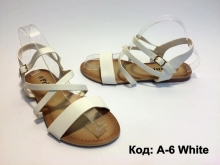 Бели летни сандали страхотен модел Код: А-6 White