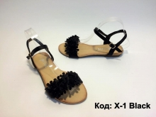 Нов модел летни сандали код : X-1 Black