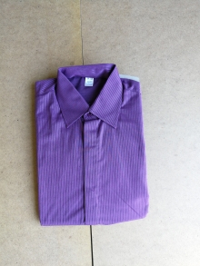 Мъжка риза с дълъг ръкав лилава