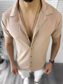 Мъжка риза с къс ръкав Рикал модел 2024