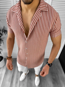 Мъжка риза с къс ръкав Бриго модел 2024